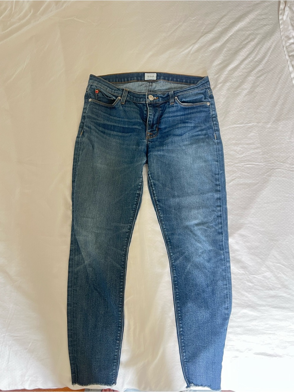 Hudson Jeans dark blue denim high-rise jeans